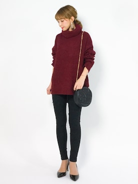 ayumi sato さん(レディース・155cm)の冬コーディネート