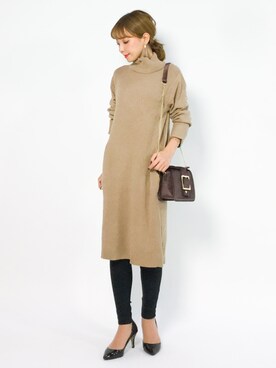 ayumi  sato さん（レディース・155cm）の冬コーディネート