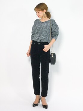 ayumi  sato さん（レディース・155cm）の冬コーディネート