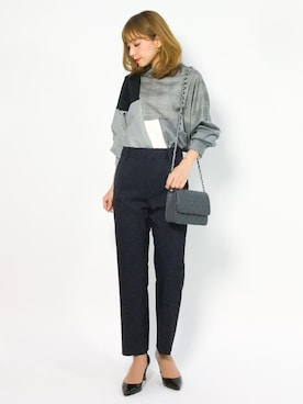 ayumi  sato さん（レディース・155cm）の冬コーディネート