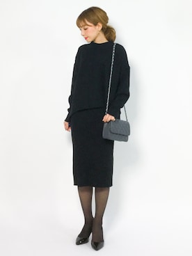 ayumi  sato さん（レディース・155cm）の冬コーディネート