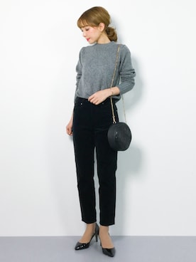 ayumi  sato さん（レディース・155cm）の冬コーディネート