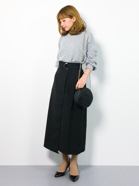 ayumi  sato さん（レディース・155cm）の冬コーディネート