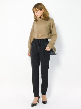 ayumi sato さん(レディース・155cm)の冬コーディネート