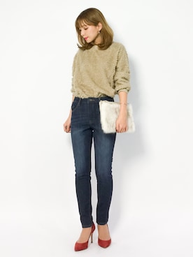 ayumi  sato さん（レディース・155cm）の冬コーディネート