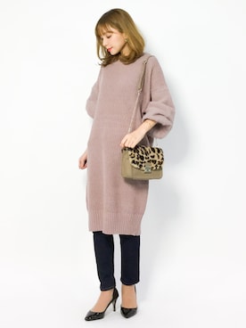 ayumi  sato さん（レディース・155cm）の冬コーディネート