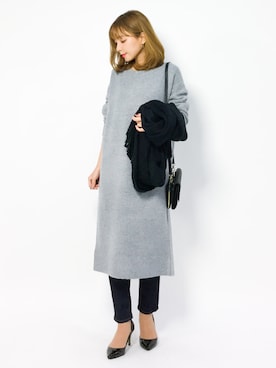 ayumi  sato さん（レディース・155cm）の冬コーディネート