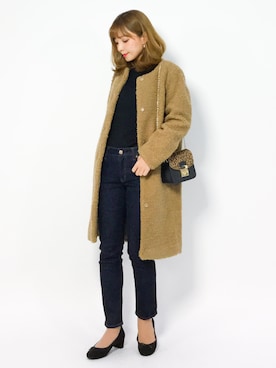 ayumi sato さん(レディース・155cm)の冬コーディネート