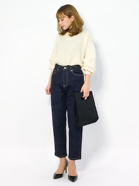 ayumi  sato さん（レディース・155cm）の冬コーディネート