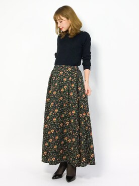 ayumi  sato さん（レディース・155cm）の冬コーディネート