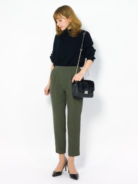 ayumi  sato さん（レディース・155cm）の冬コーディネート