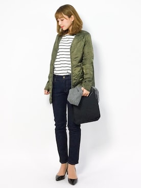 ayumi  sato さん（レディース・155cm）の冬コーディネート