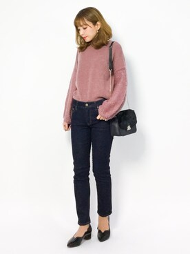 ayumi  sato さん（レディース・155cm）の冬コーディネート