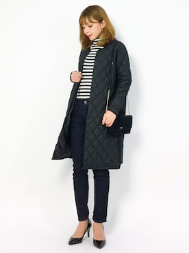 「SHIPS Days（シップスデイズ）のアイテム（ジャケット/アウター）」を使った、ayumi  sato さん（レディース・155cm）の冬コーディネート