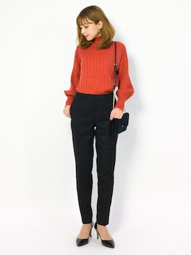 ayumi  sato さん（レディース・155cm）の冬コーディネート