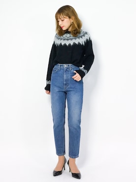 ayumi  sato さん（レディース・155cm）の冬コーディネート