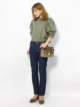 ayumi  sato さん（レディース・155cm）の冬コーディネート