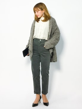 ayumi  sato さん（レディース・155cm）の冬コーディネート