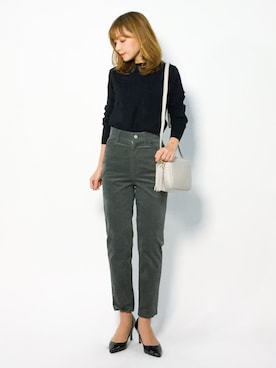 ayumi  sato さん（レディース・155cm）の冬コーディネート