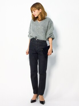 ayumi  sato さん（レディース・155cm）の冬コーディネート