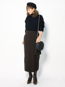 ayumi sato さん(レディース・155cm)の冬コーディネート