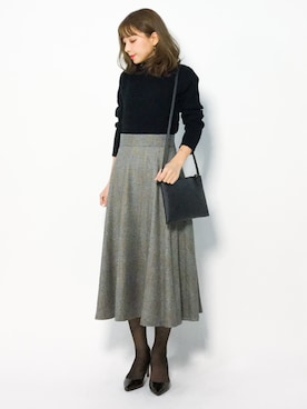 ayumi sato さん(レディース・155cm)の冬コーディネート