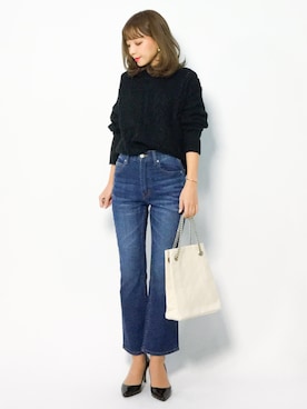 ayumi  sato さん（レディース・155cm）の冬コーディネート