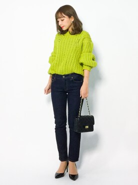 ayumi  sato さん（レディース・155cm）の冬コーディネート