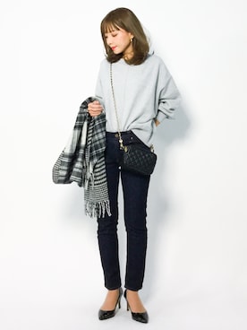 ayumi sato さん(レディース・155cm)の冬コーディネート