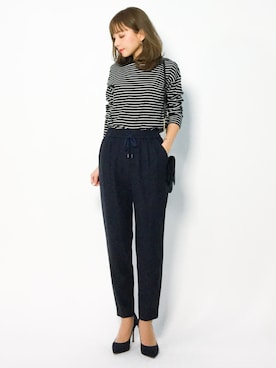 ayumi  sato さん（レディース・155cm）の冬コーディネート