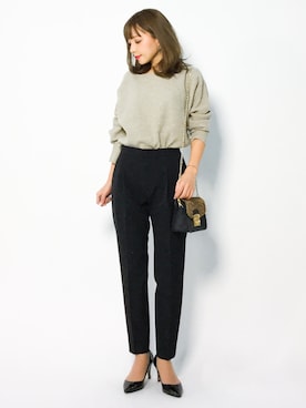 ayumi  sato さん（レディース・155cm）の冬コーディネート