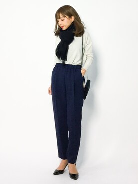 ayumi  sato さん（レディース・155cm）の冬コーディネート