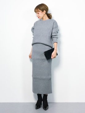 ayumi  sato さん（レディース・155cm）の冬コーディネート