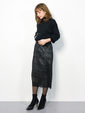 ayumi  sato さん（レディース・155cm）の冬コーディネート