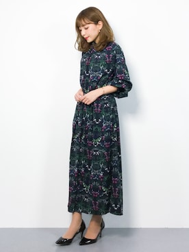 ayumi  sato さん（レディース・155cm）の冬コーディネート