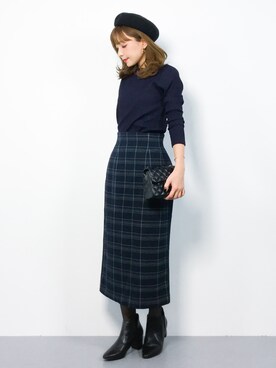 「Boisson Chocolat（ボワソンショコラ）のアイテム」を使った、ayumi  sato さん（レディース・155cm）の冬コーディネート