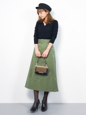 ayumi sato さん(レディース・155cm)の冬コーディネート