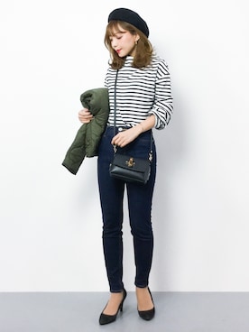 ayumi  sato さん（レディース・155cm）の冬コーディネート