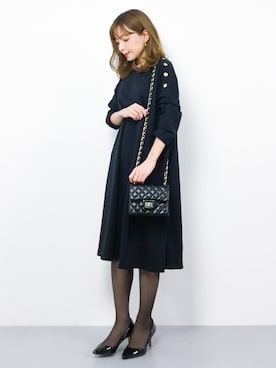 ayumi  sato さん（レディース・155cm）の冬コーディネート