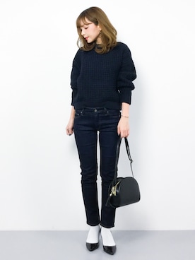 ayumi  sato さん（レディース・155cm）の冬コーディネート