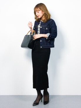 ayumi  sato さん（レディース・155cm）の冬コーディネート