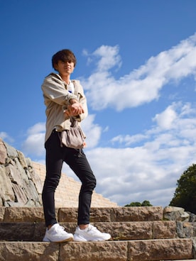 「LIDNM（リドム）のアイテム（財布/小物）」を使った、masatoshi12さん（メンズ・172cm）の秋コーディネート