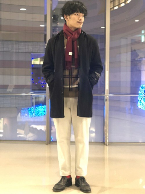 Ships Jet Blue なんばパークス店川城 克基さんのピーコートを使ったコーディネート Zozotown