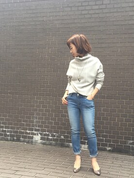 「ヤヌーク」｜IRIE REIKO🃏さん（レディース・153cm）の冬コーディネート