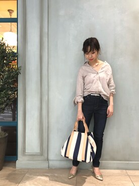 「ヤヌーク」｜IRIE REIKO🃏さん（レディース・153cm）の夏コーディネート