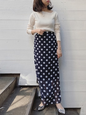 IRIE REIKO🃏さん（レディース・153cm）の春コーディネート