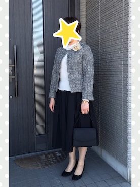 「Te chichi（テチチ）のアイテム（ジャケット/アウター）」を使った、sayuさん（レディース・157cm）の春コーディネート