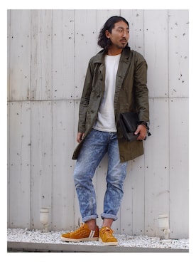 「CITIZEN（シチズン）のアイテム」を使った、LB_YAMAMOTOさん（メンズ・178cm）の秋コーディネート