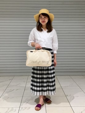 「BEAMS LIGHTS（ビームスライツ）のアイテム（財布/小物）」を使った、BEAMS LIGHTS Women'sさん（レディース・153cm）の春コーディネート