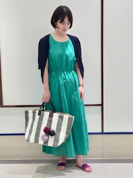 「＃カーディガン」｜BEAMS LIGHTS Women'sさん（レディース・163cm）の春コーディネート